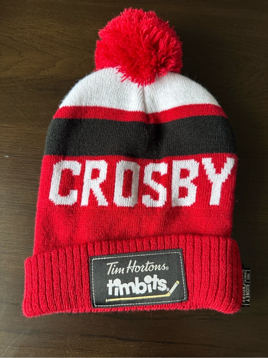 Tim Hortons Other - Tim Hortons Sidney Crosby #87 Kids Youth Pom Beanie Hockey Toque